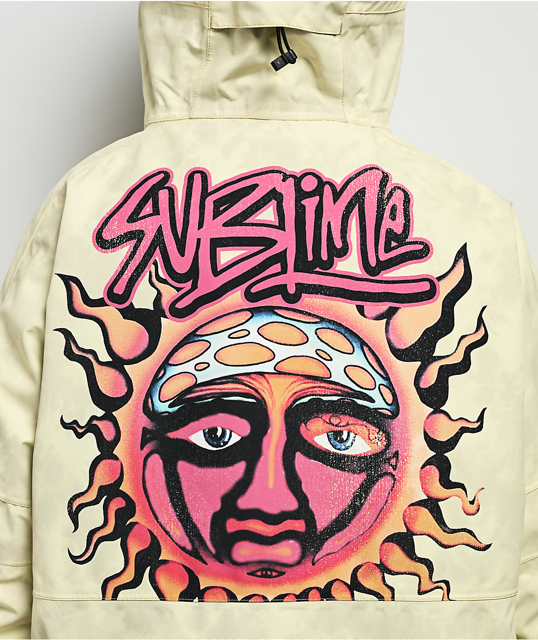 686 x Sublime Yellow Tie Dye 10K Anorak Snowboard Jacket