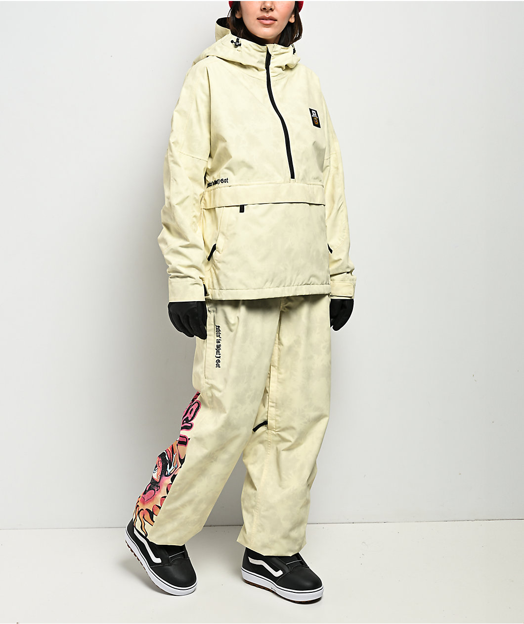 686 x Sublime Yellow Tie Dye 10K Snowboard Pants