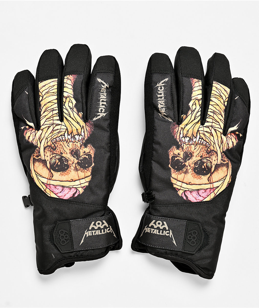 687 x Metallica Primer™ Black 10K Snowboard Gloves
