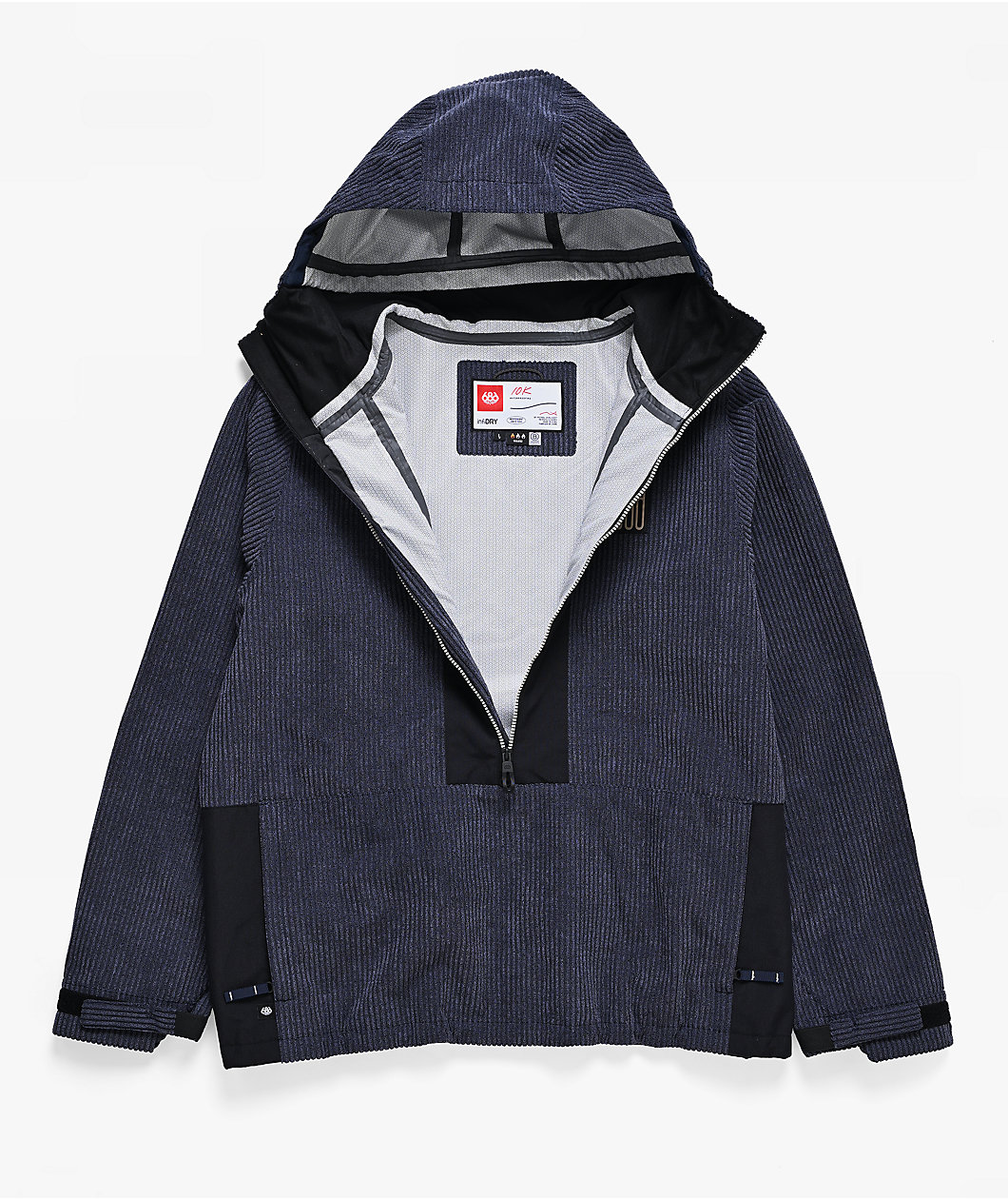 689 Ghost™ 2.5L Navy Corduroy 10K Anorak Snowboard Jacket