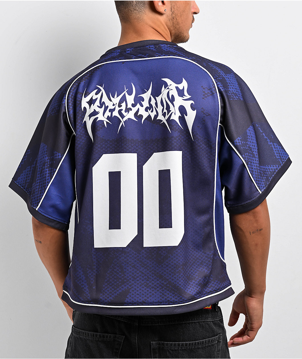 8THWNDR 8W Blue Soccer Jersey