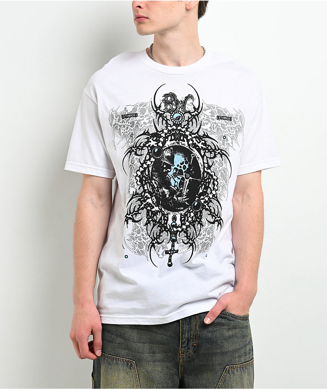 8THWNDR Horseman White T-Shirt
