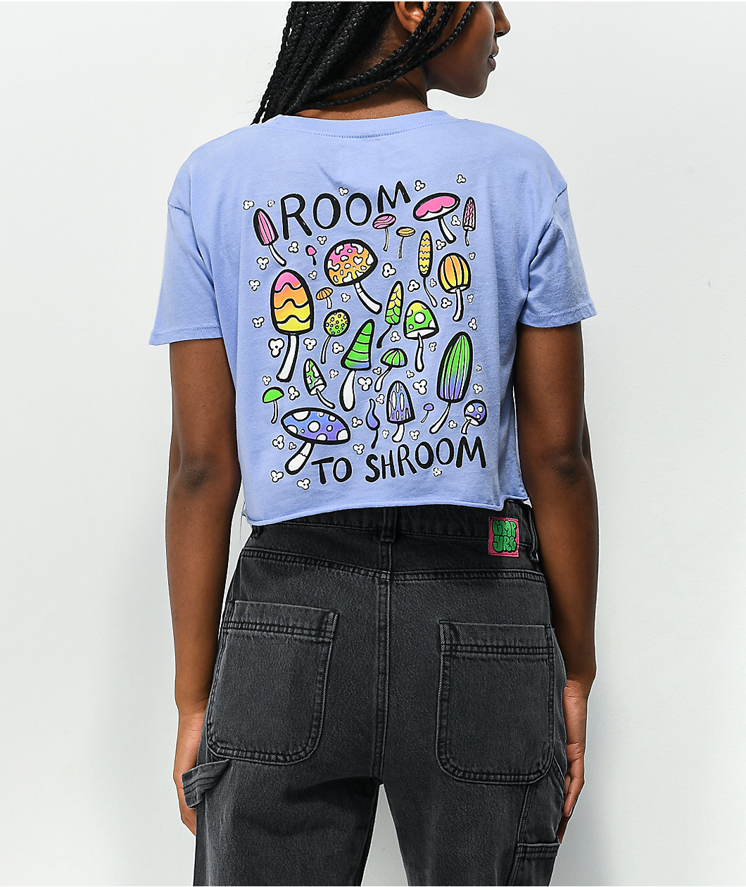 A-Lab Ballina Shroom Purple Crop T-Shirt