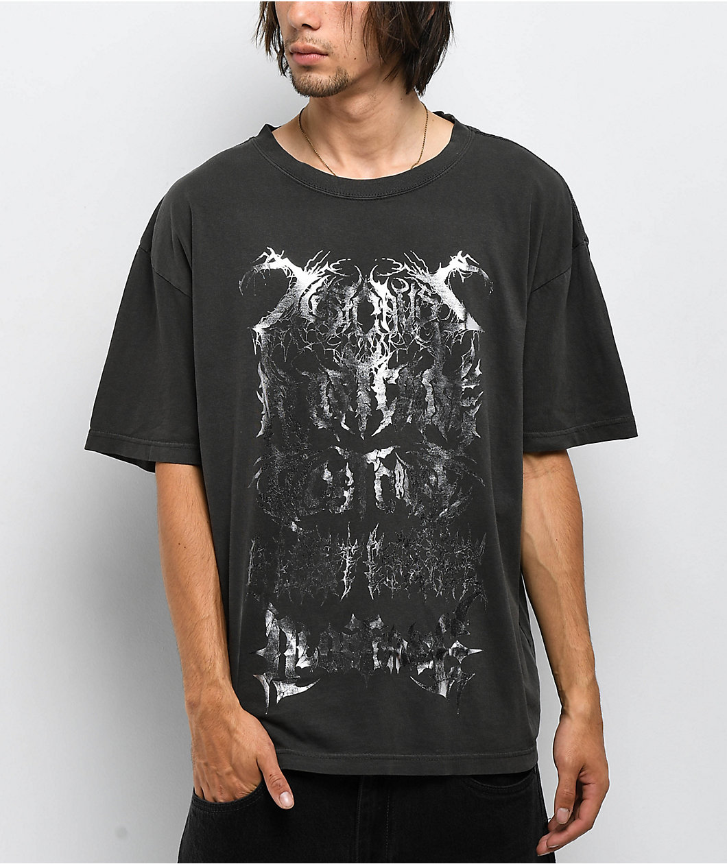A Lost Cause Bad Omens Vintage Black T-Shirt
