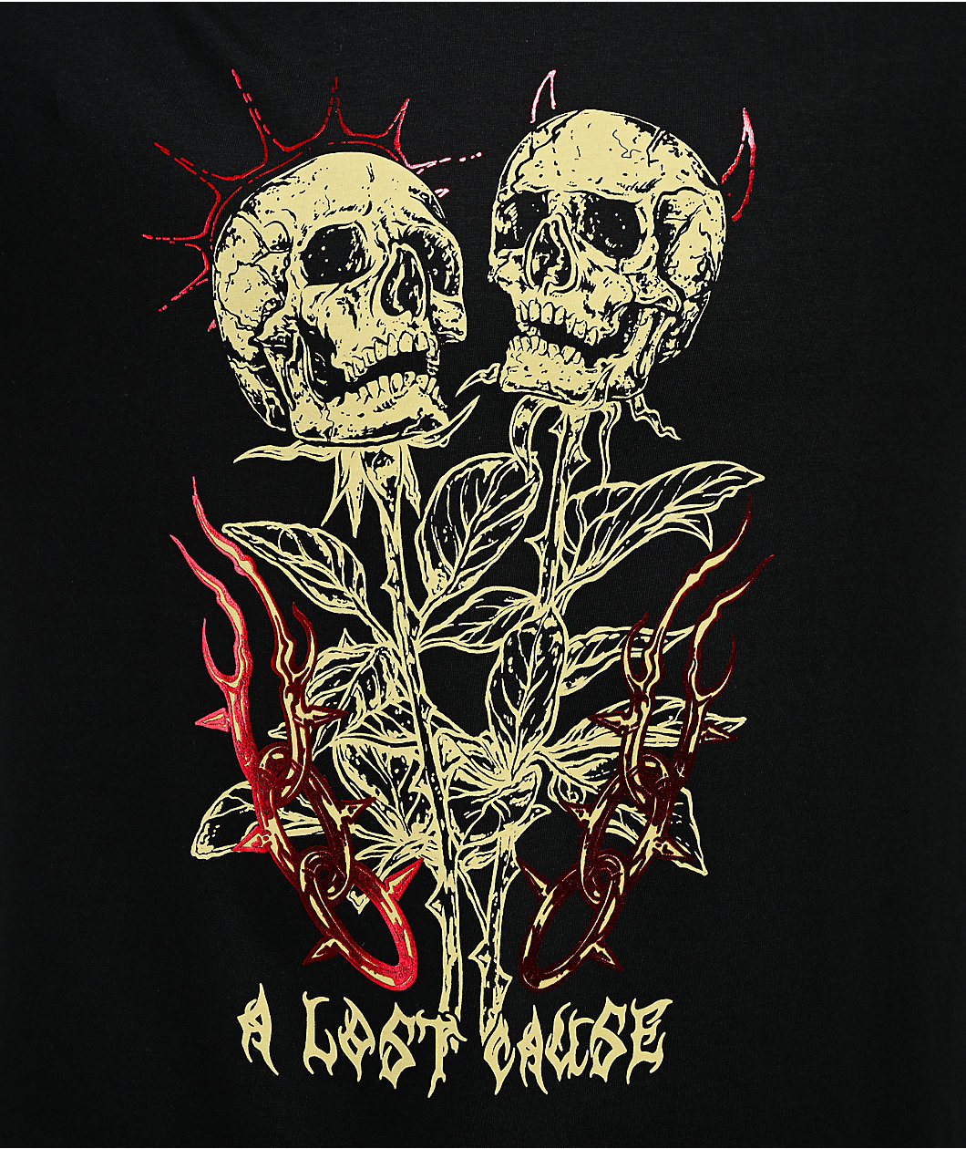 A Lost Cause Crown Black T-Shirt