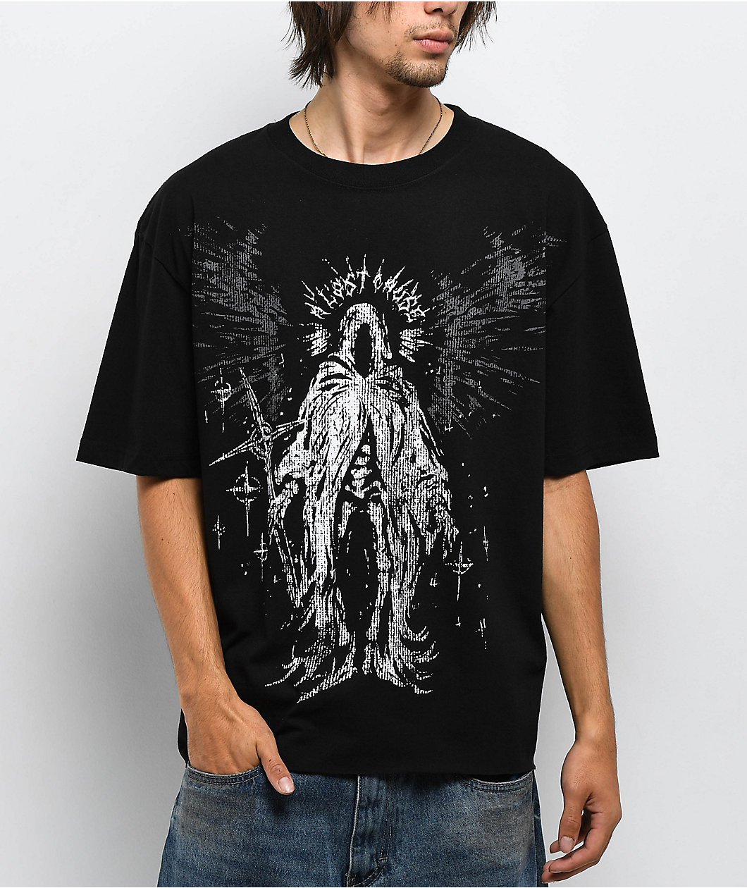 A Lost Cause Dark Angel Black T-Shirt