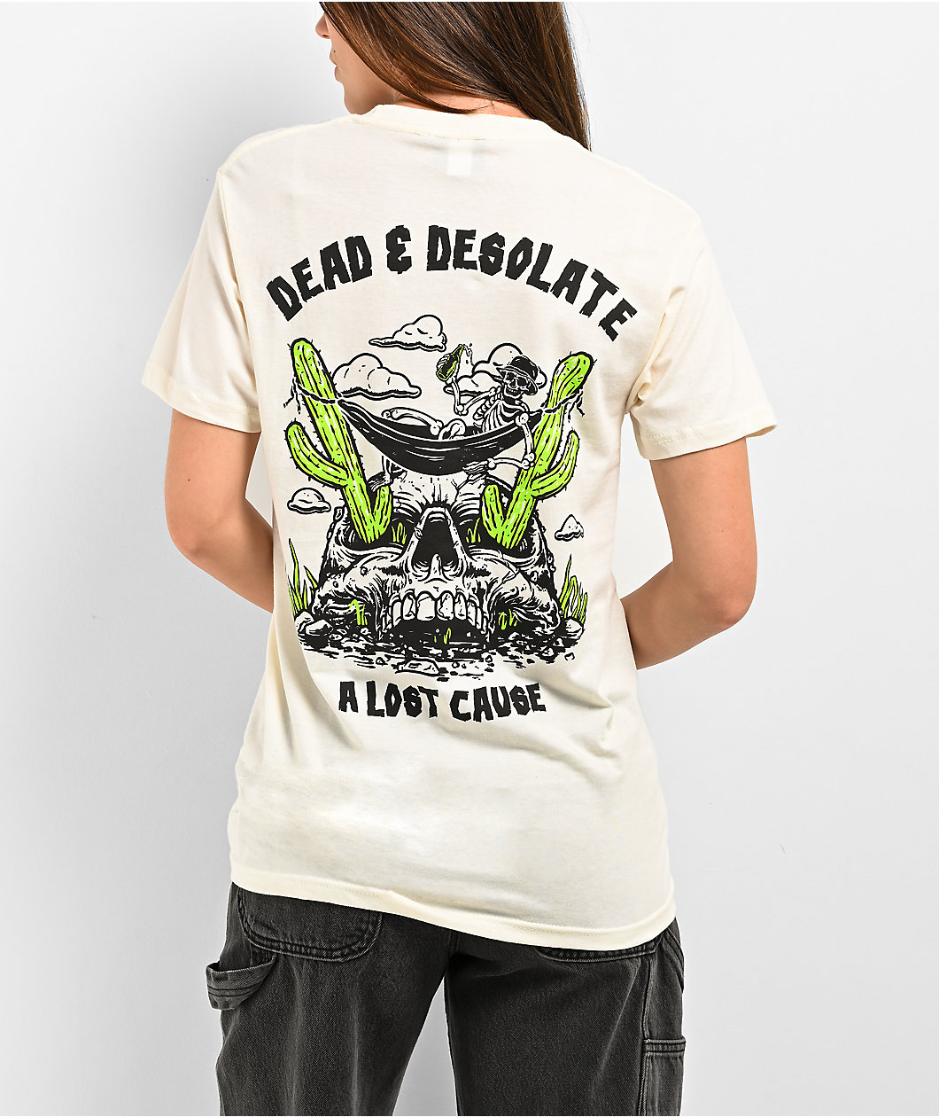 A Lost Cause Dead And Desolate Natural T-Shirt