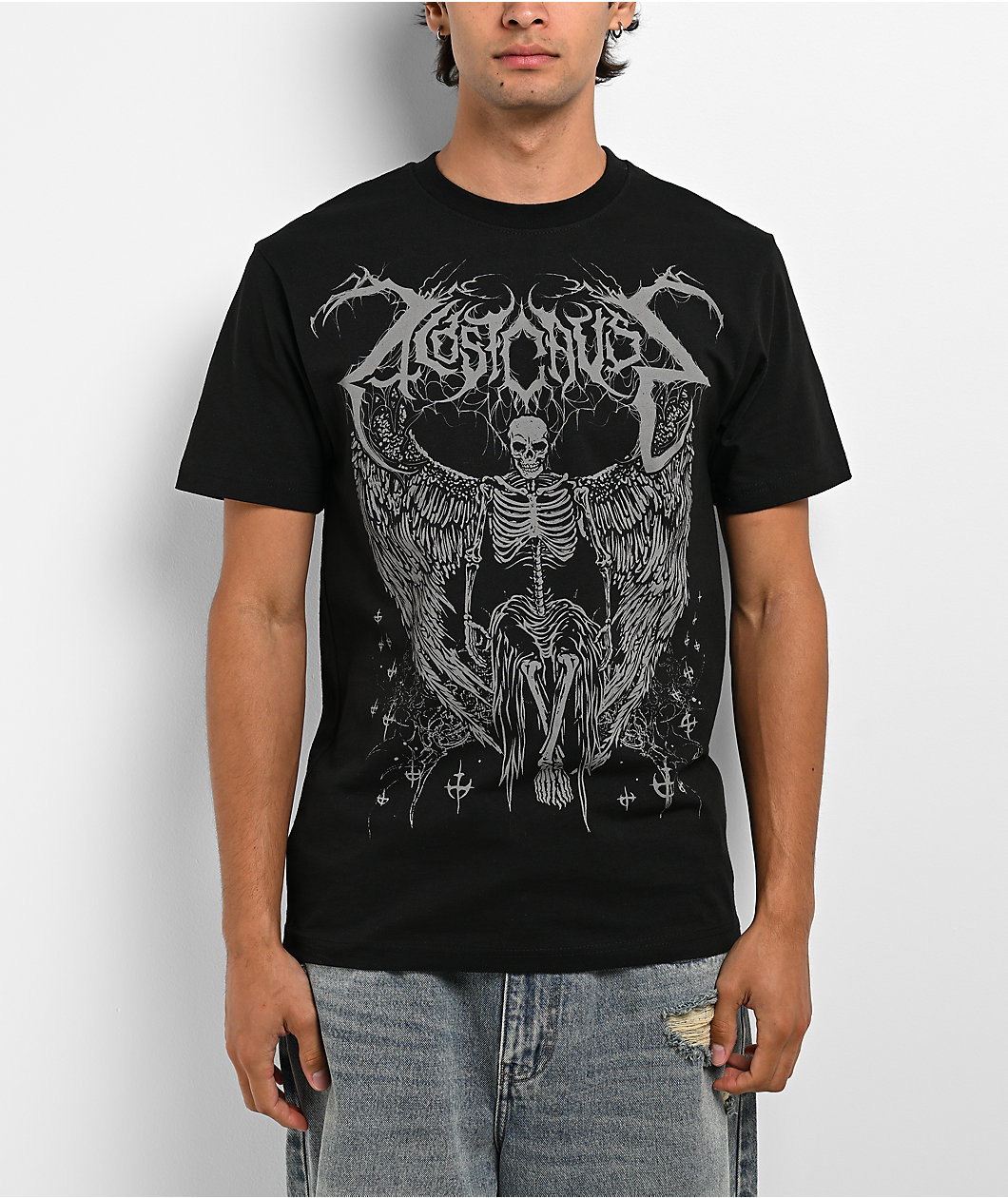 A Lost Cause Fallen Angel Black T-Shirt