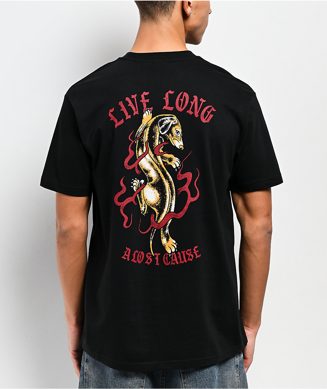 A Lost Cause Live Long Black T-Shirt