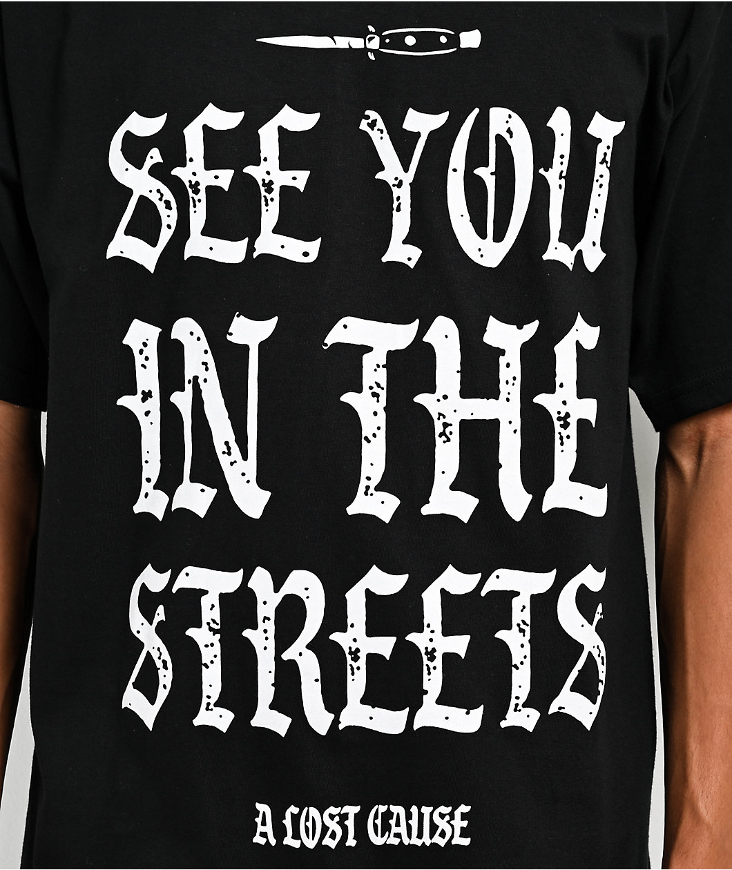 A Lost Cause Streets Black T-Shirt