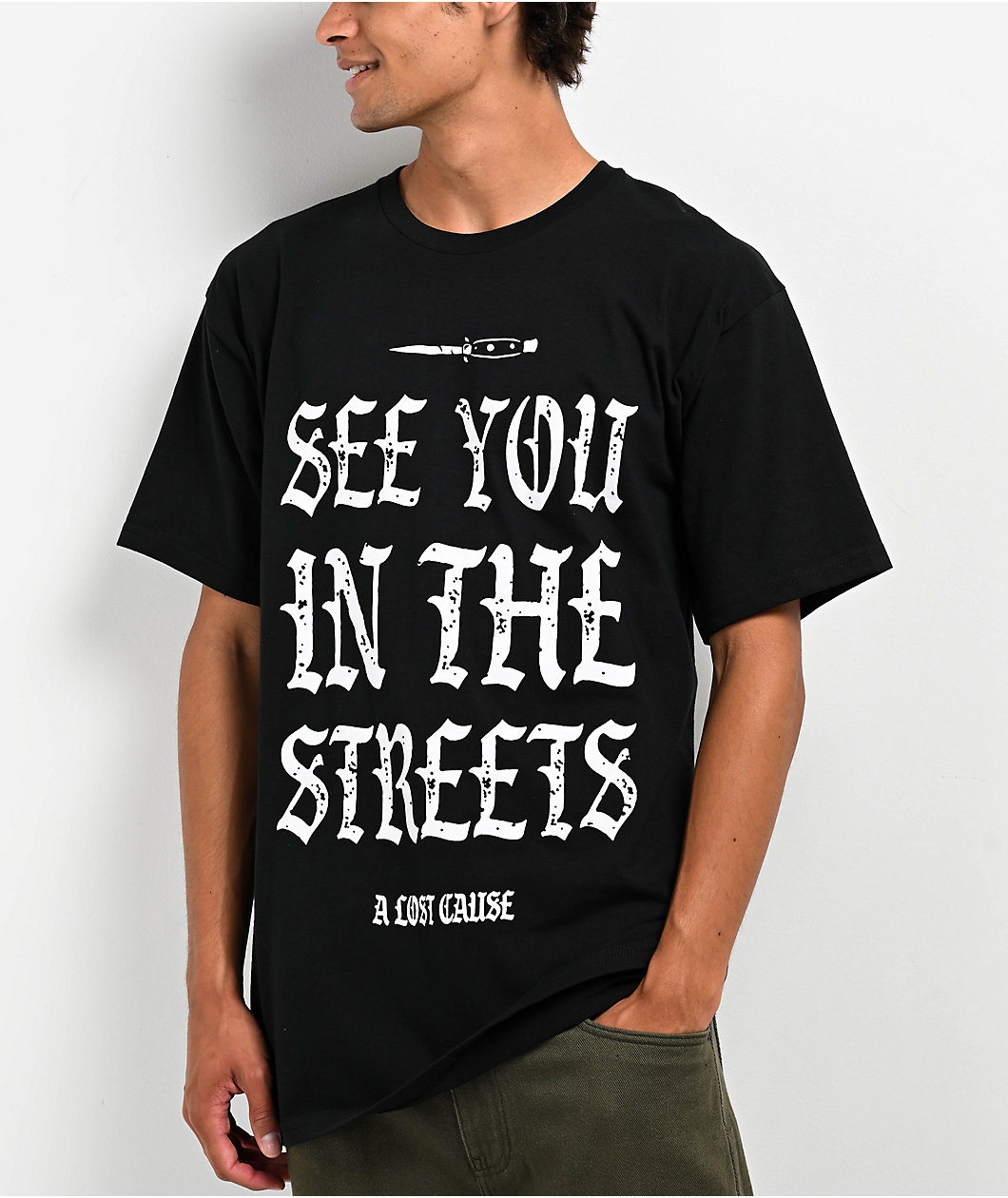 A Lost Cause Streets Black T-Shirt