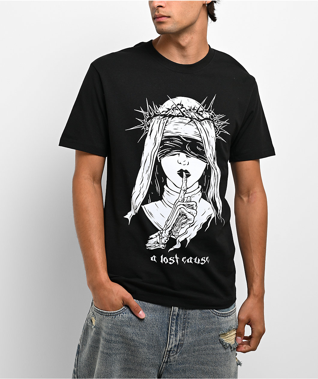 A Lost Cause Tell No Lies Black T-Shirt