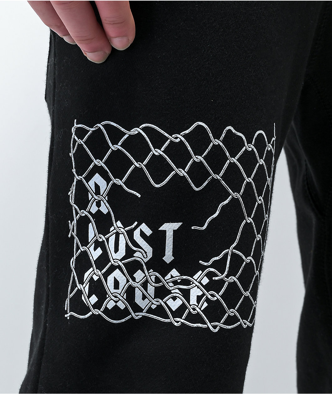 A Lost Cause Til Death Black Sweatpants