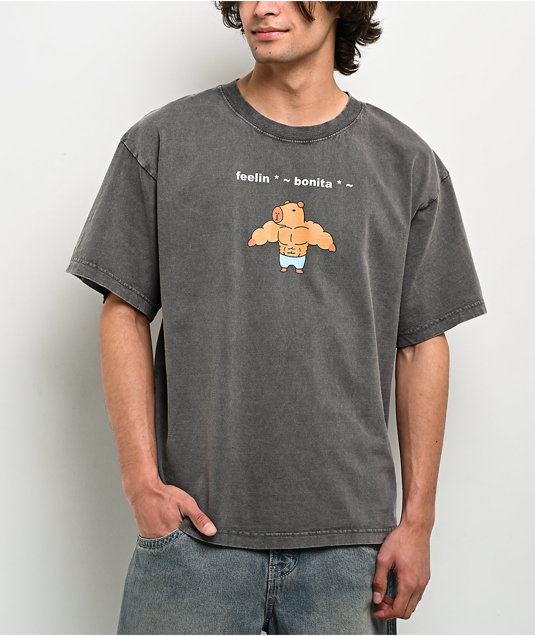 A.LAB Amog Carl Grey T-Shirt