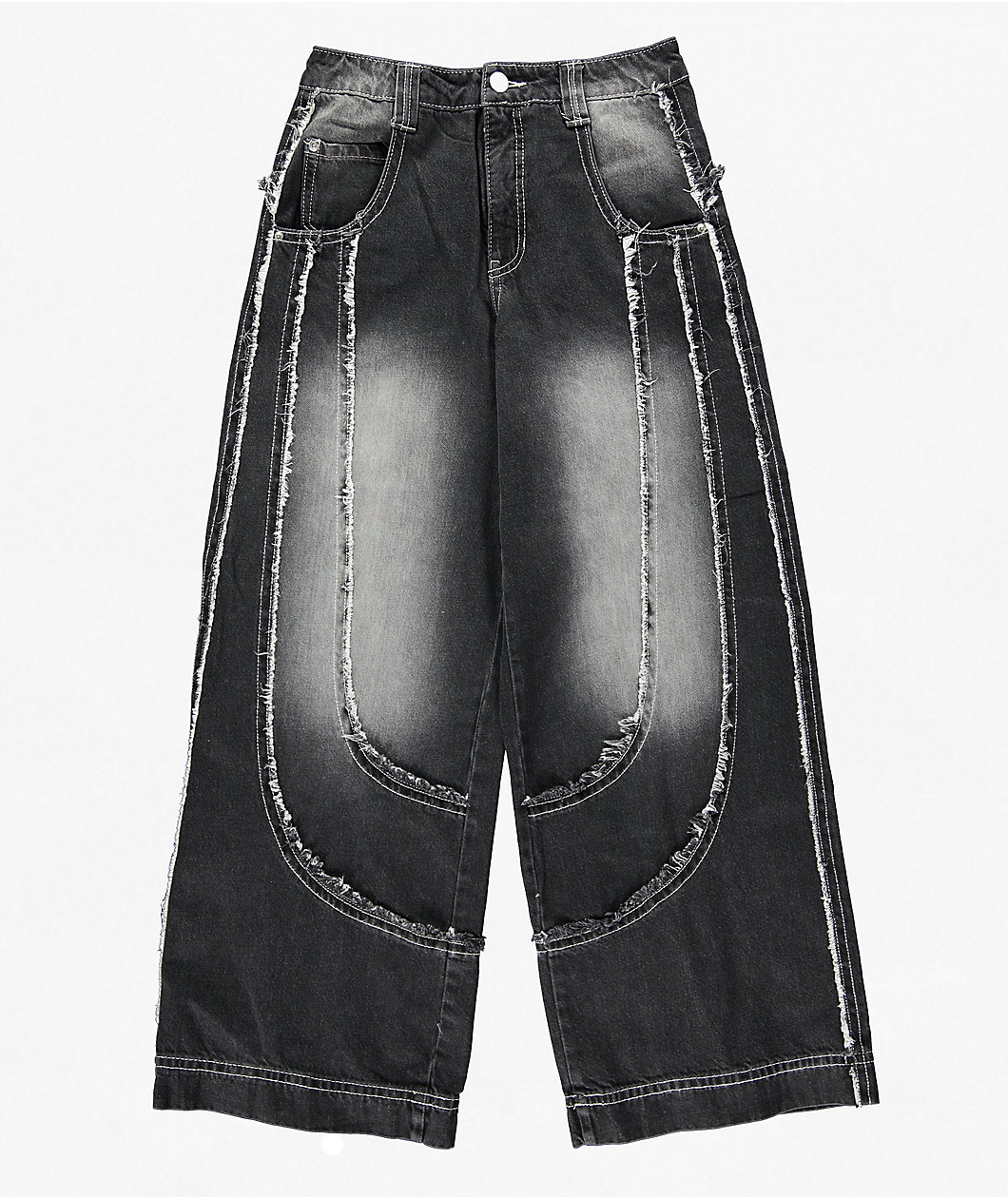 A.LAB Analog Raw Black Wash Jeans
