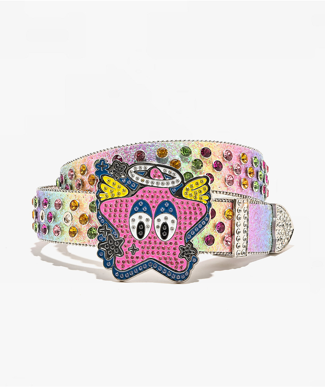 A.LAB Angel Star Rhinestone Rainbow Belt