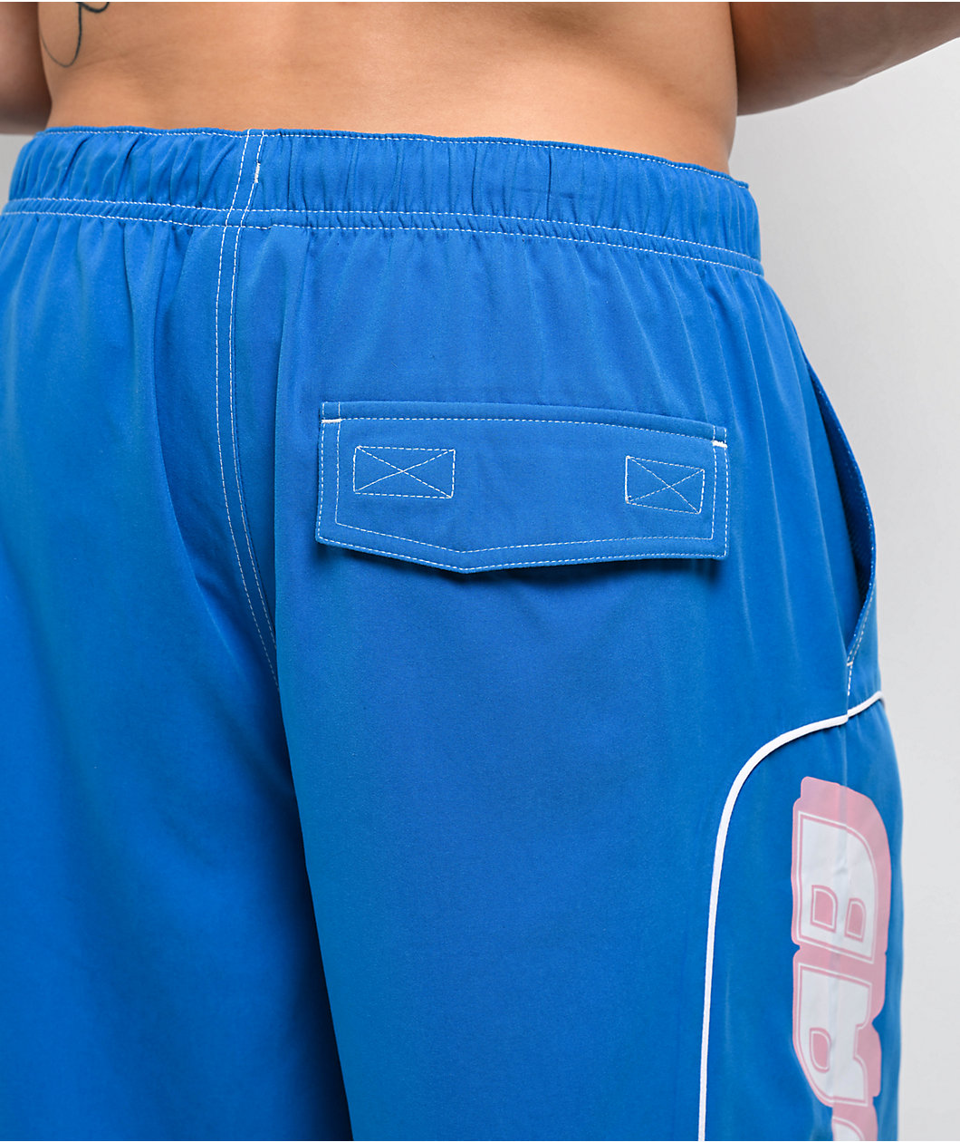 A.LAB Bass Jellyfish Blue Board Shorts