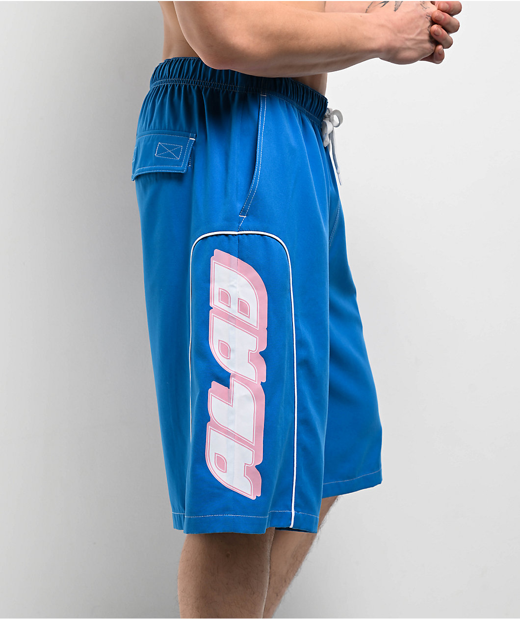 A.LAB Bass Jellyfish Blue Board Shorts