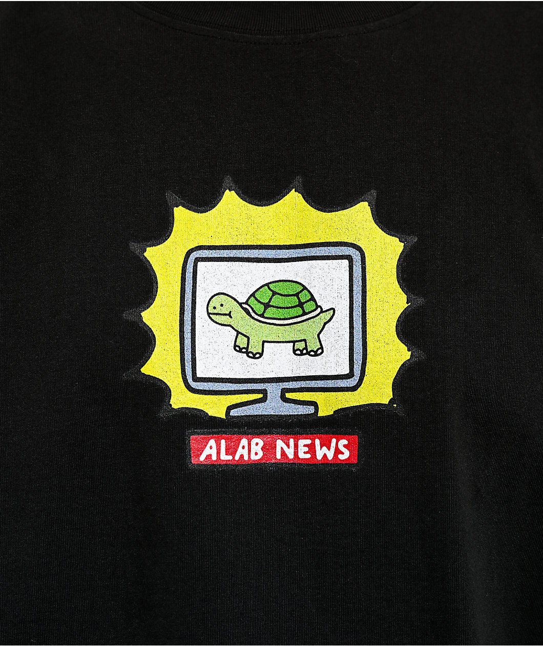A.LAB Breaking News Black T-Shirt