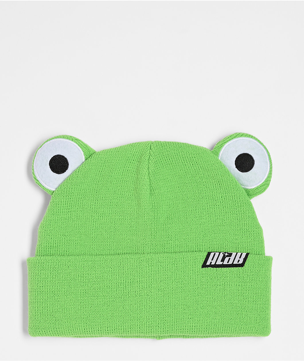 A.LAB Bright Green Frog Beanie