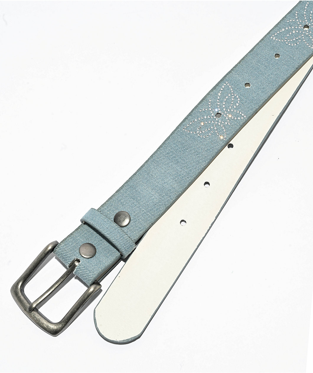 A.LAB Britney Light Blue Denim Belt