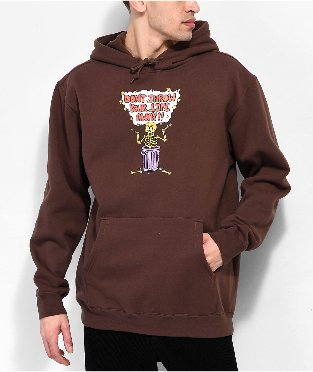 A.LAB Bucket Of Bones Brown Hoodie