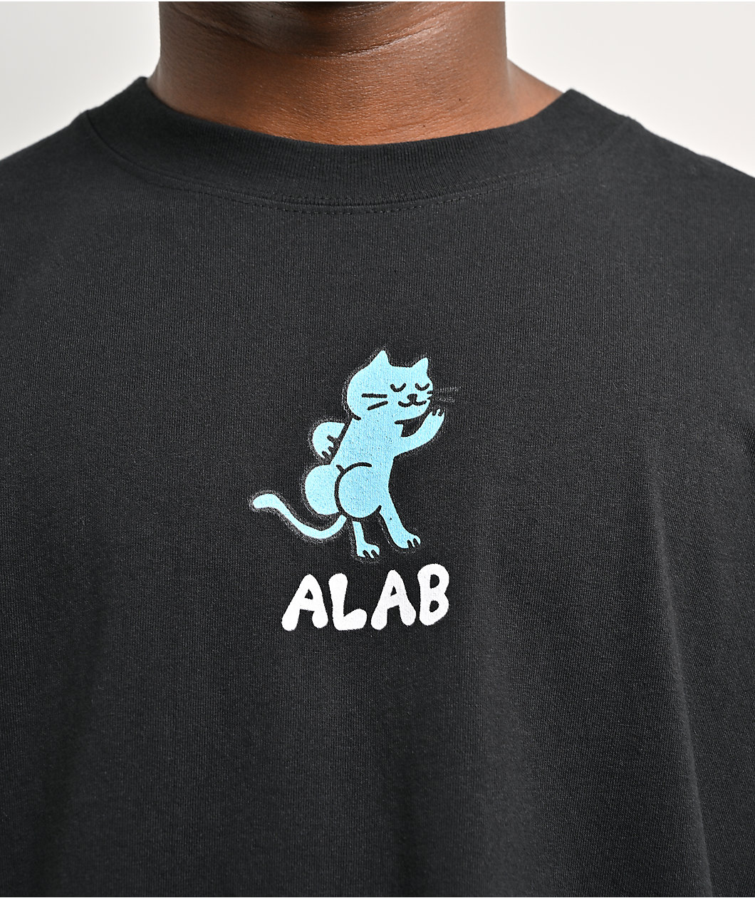 A.LAB Butt Cat Black T-Shirt