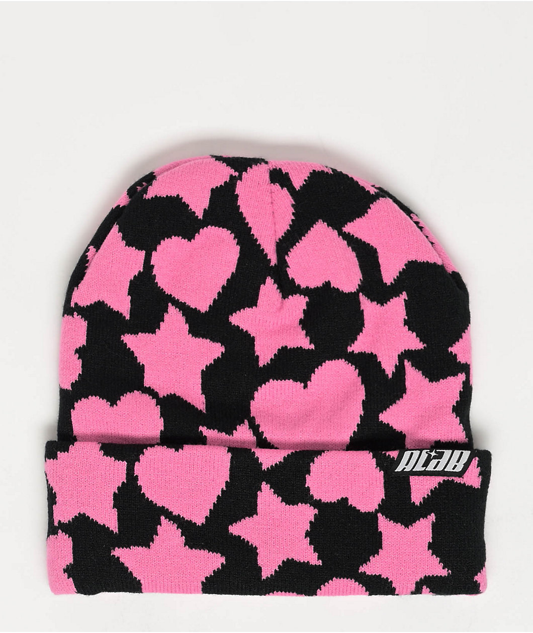 A.LAB Chamer Black & Pink Beanie