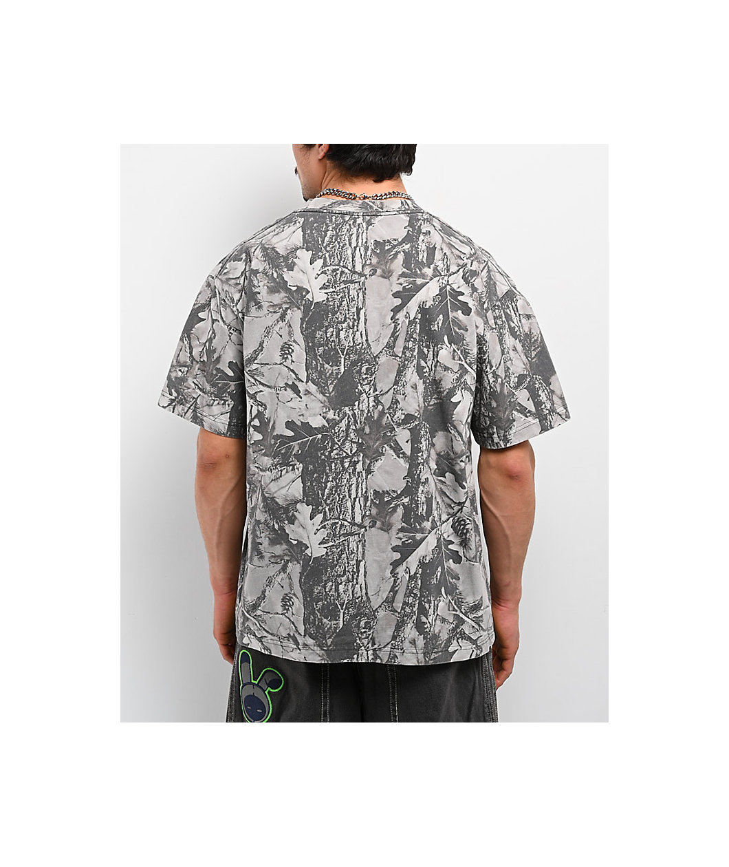 A.LAB Chill Guy Grey Camo T-Shirt
