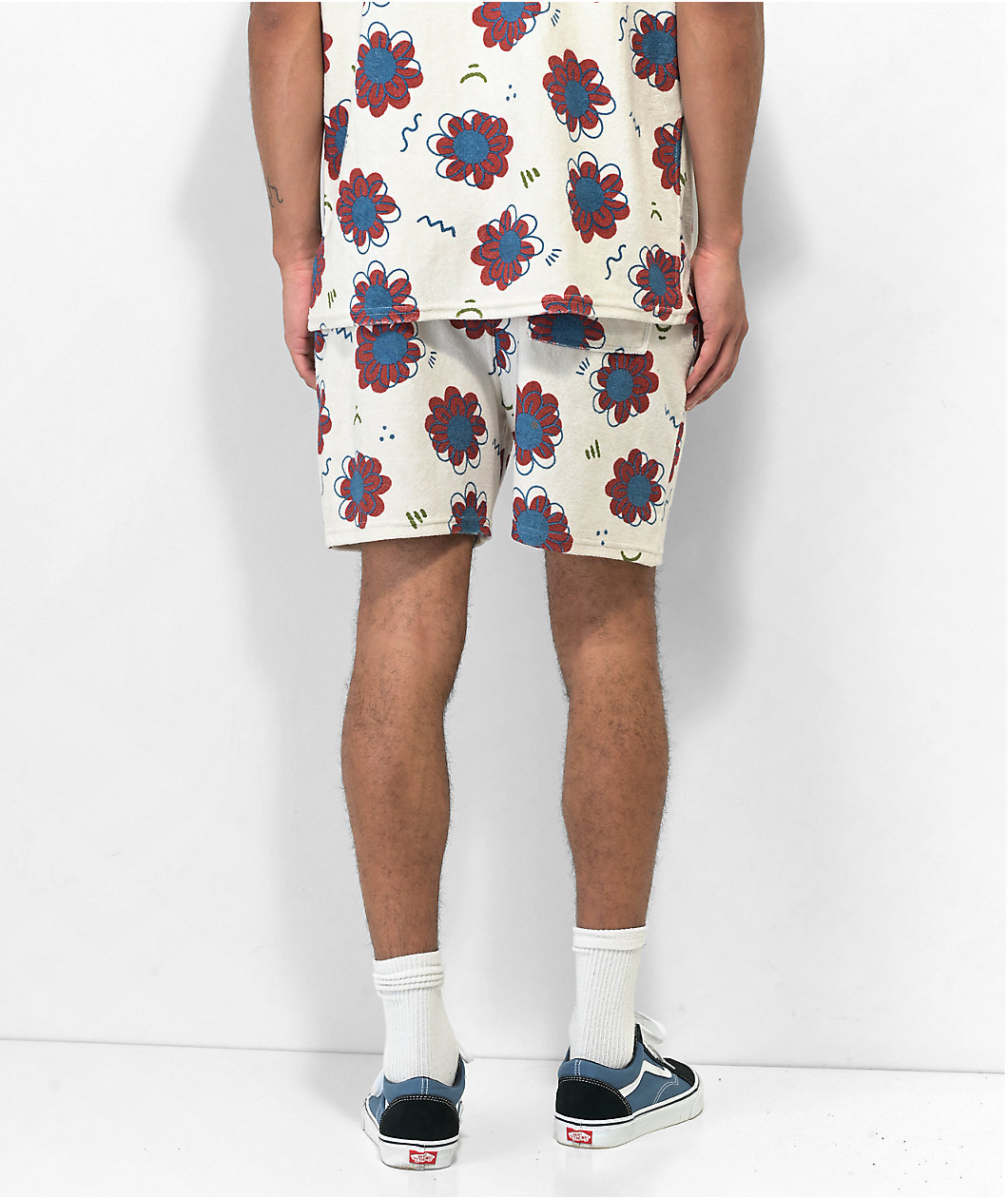 A.LAB Cruise Cream Terry Cloth Sweat Shorts