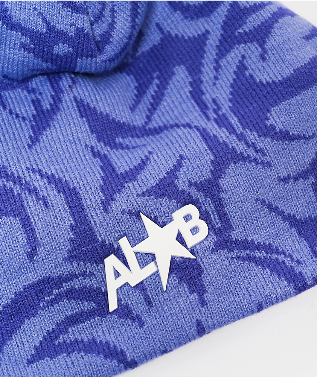 A.LAB Cyber Sig Purple Skully Beanie