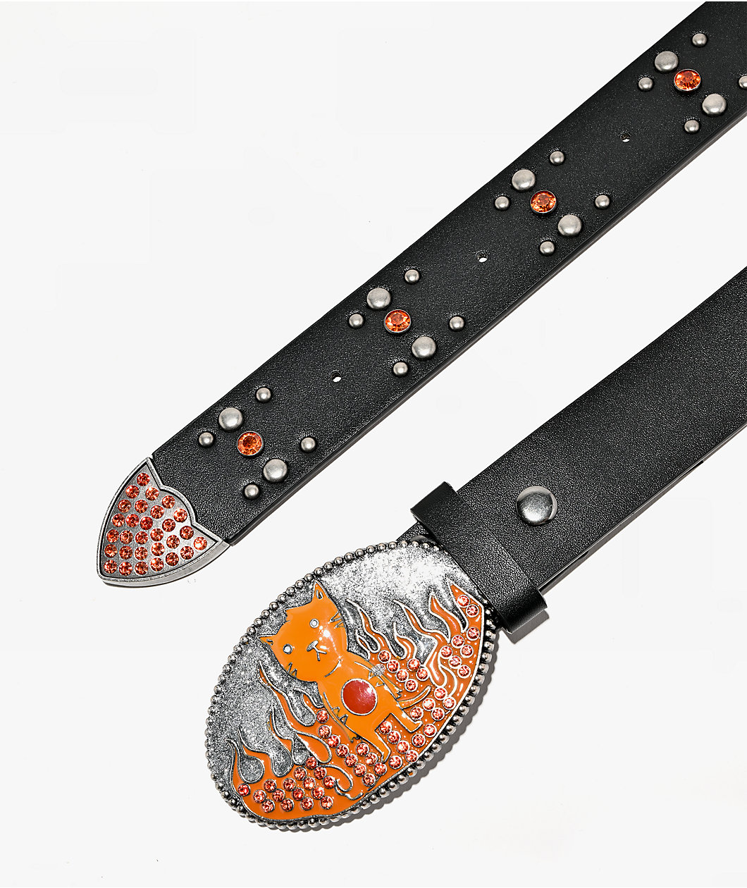 A.LAB Desert Flame Rhinestone Black Belt
