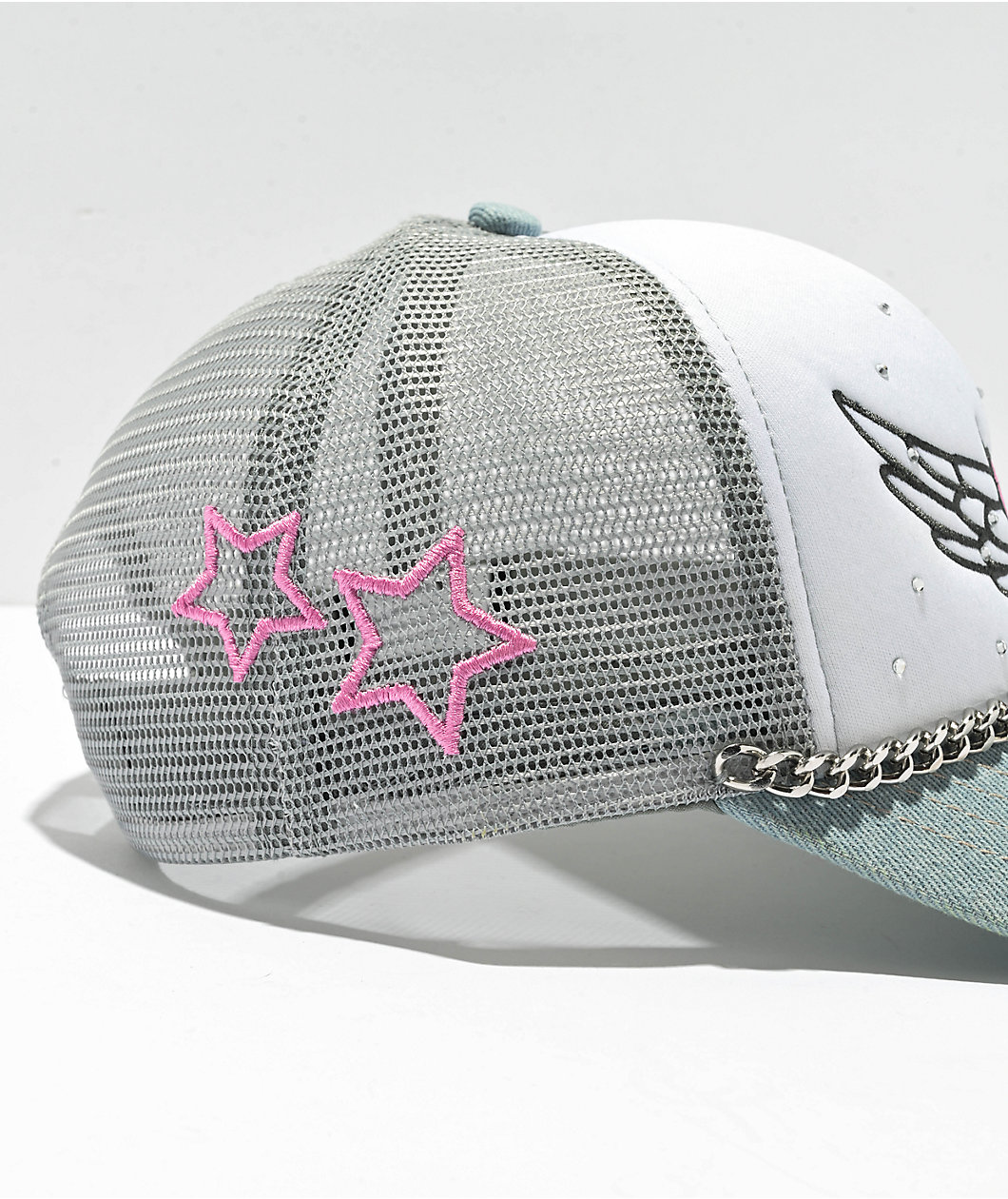 A.LAB Destiny Grey Trucker Hat