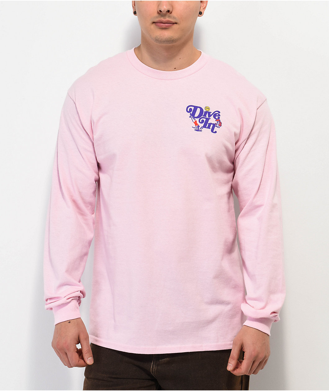 A.LAB Dive In Pink Long Sleeve T-Shirt