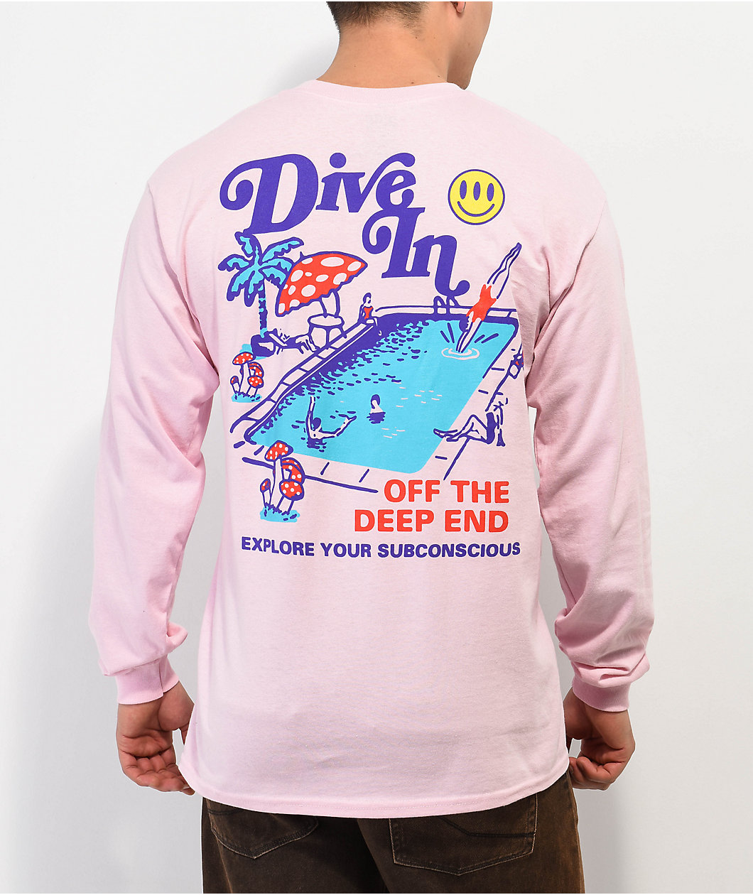 A.LAB Dive In Pink Long Sleeve T-Shirt