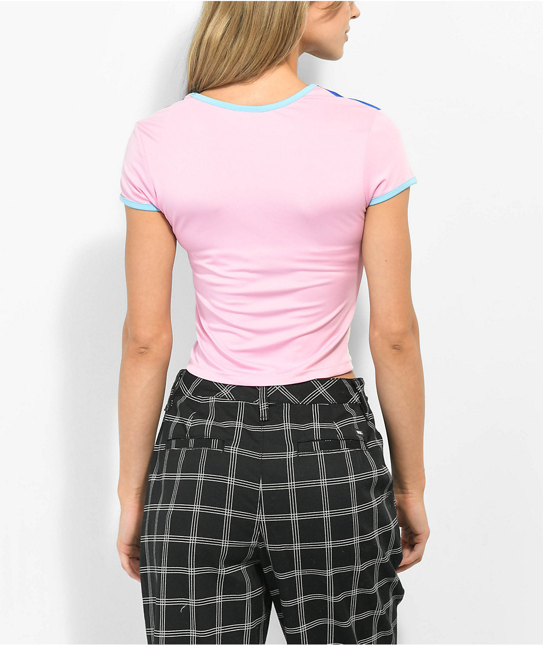 A.LAB Elish Pink Crop T-Shirt