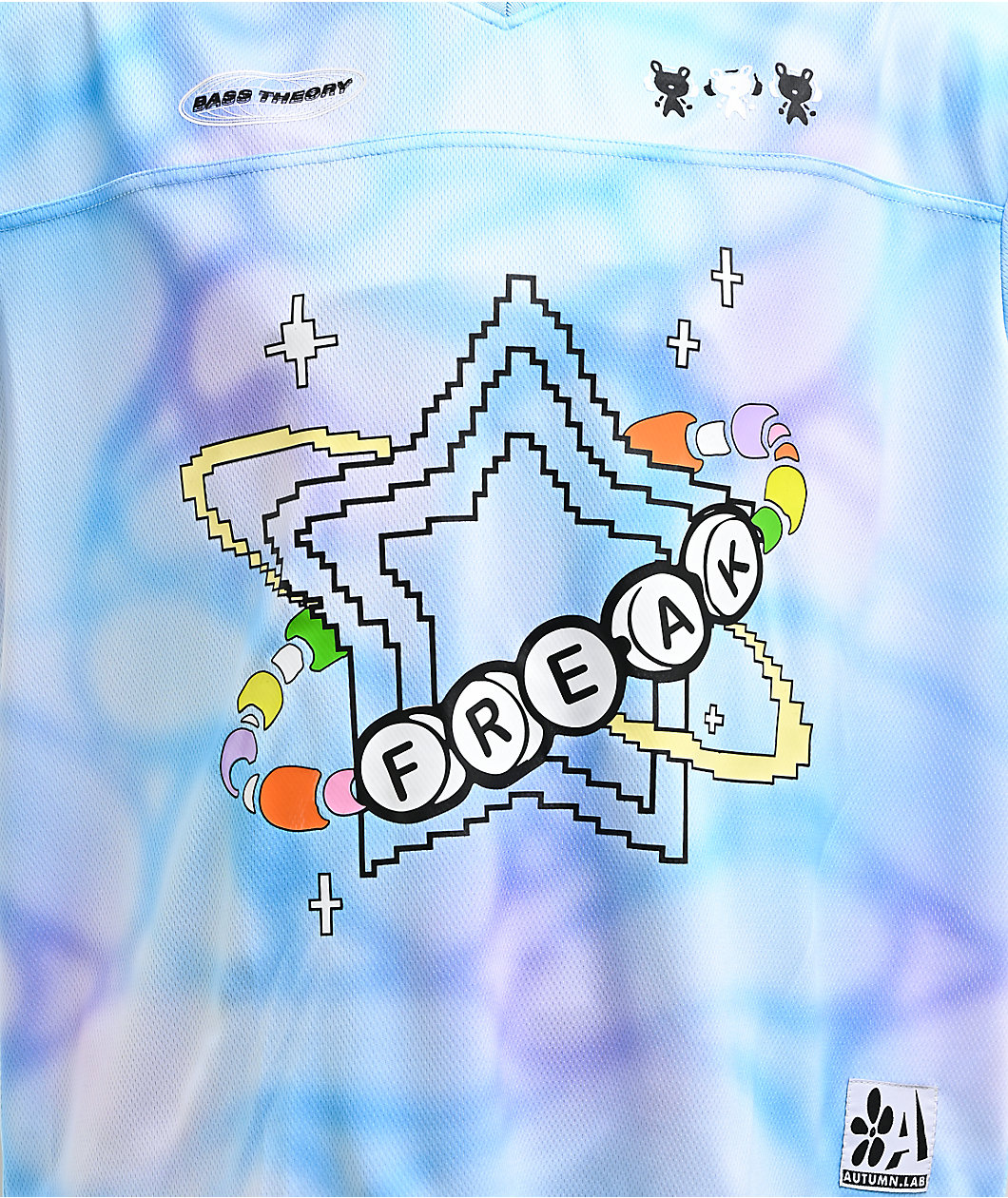 A.LAB Ellery Blue Oversized Football Jersey