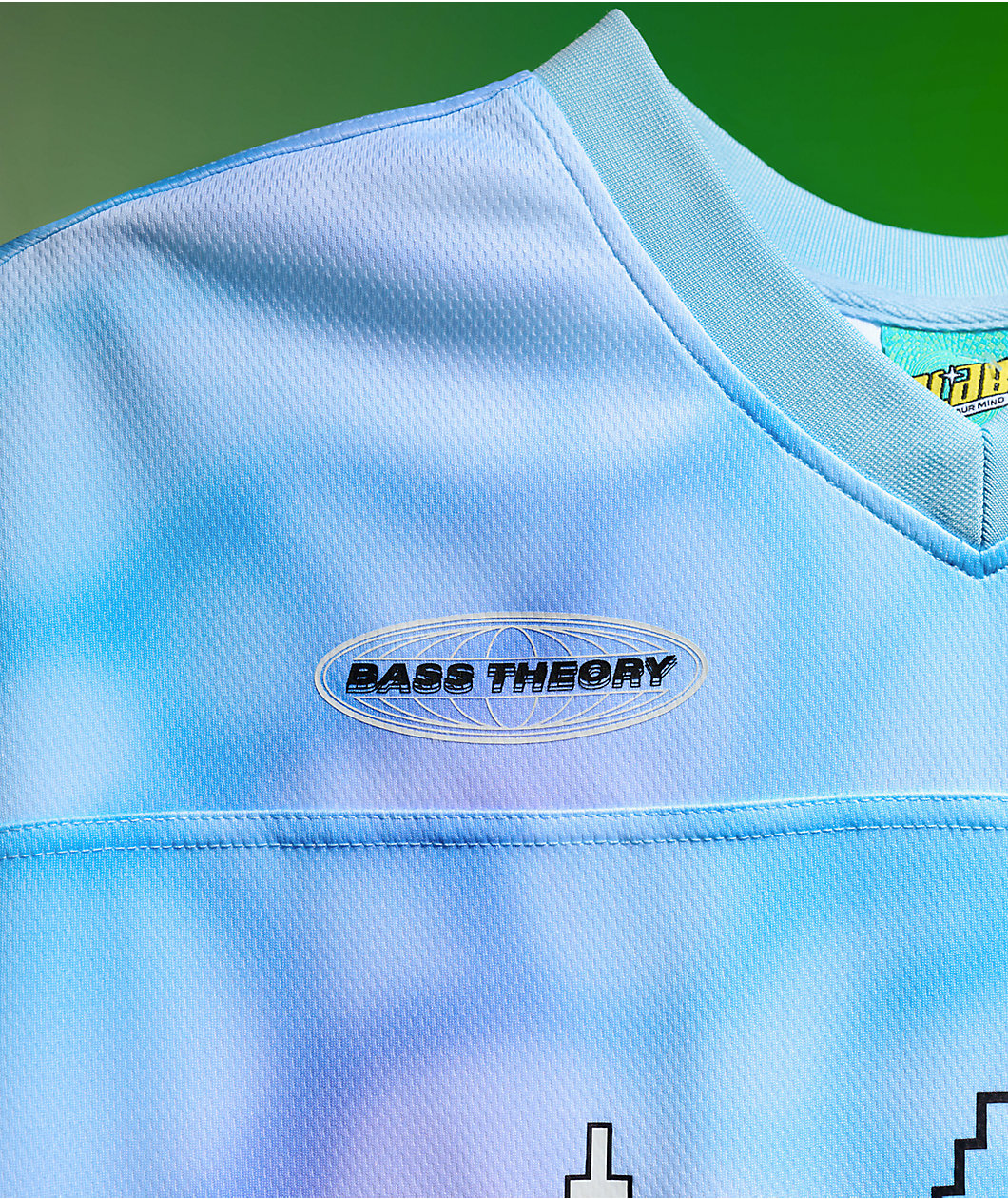 A.LAB Ellery Blue Oversized Football Jersey
