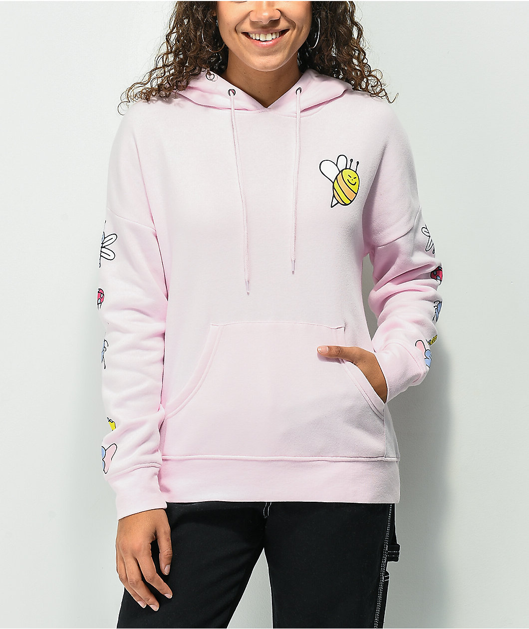 A.LAB Freela Bug Off Pink Hoodie