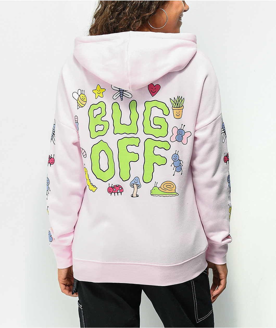 A.LAB Freela Bug Off Pink Hoodie