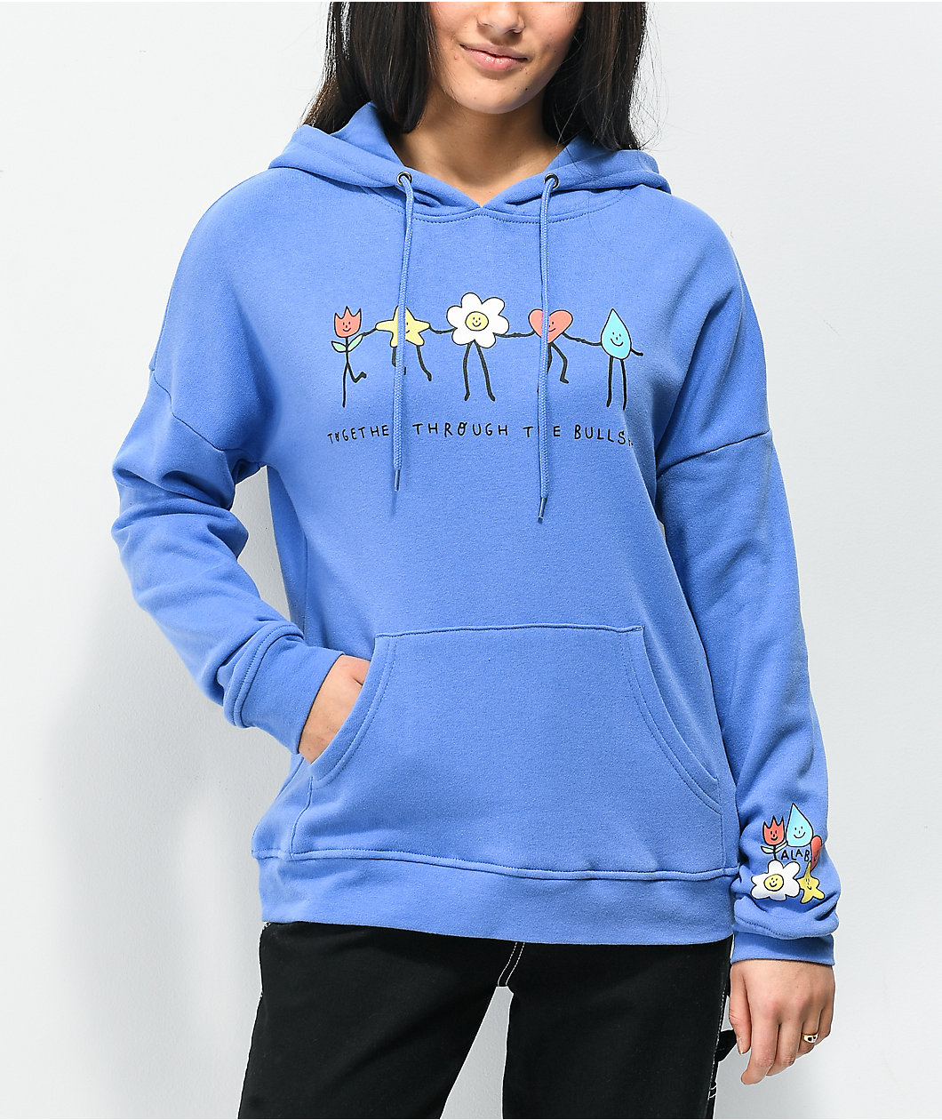 A.LAB Freela Eat Dirt Periwinkle Hoodie