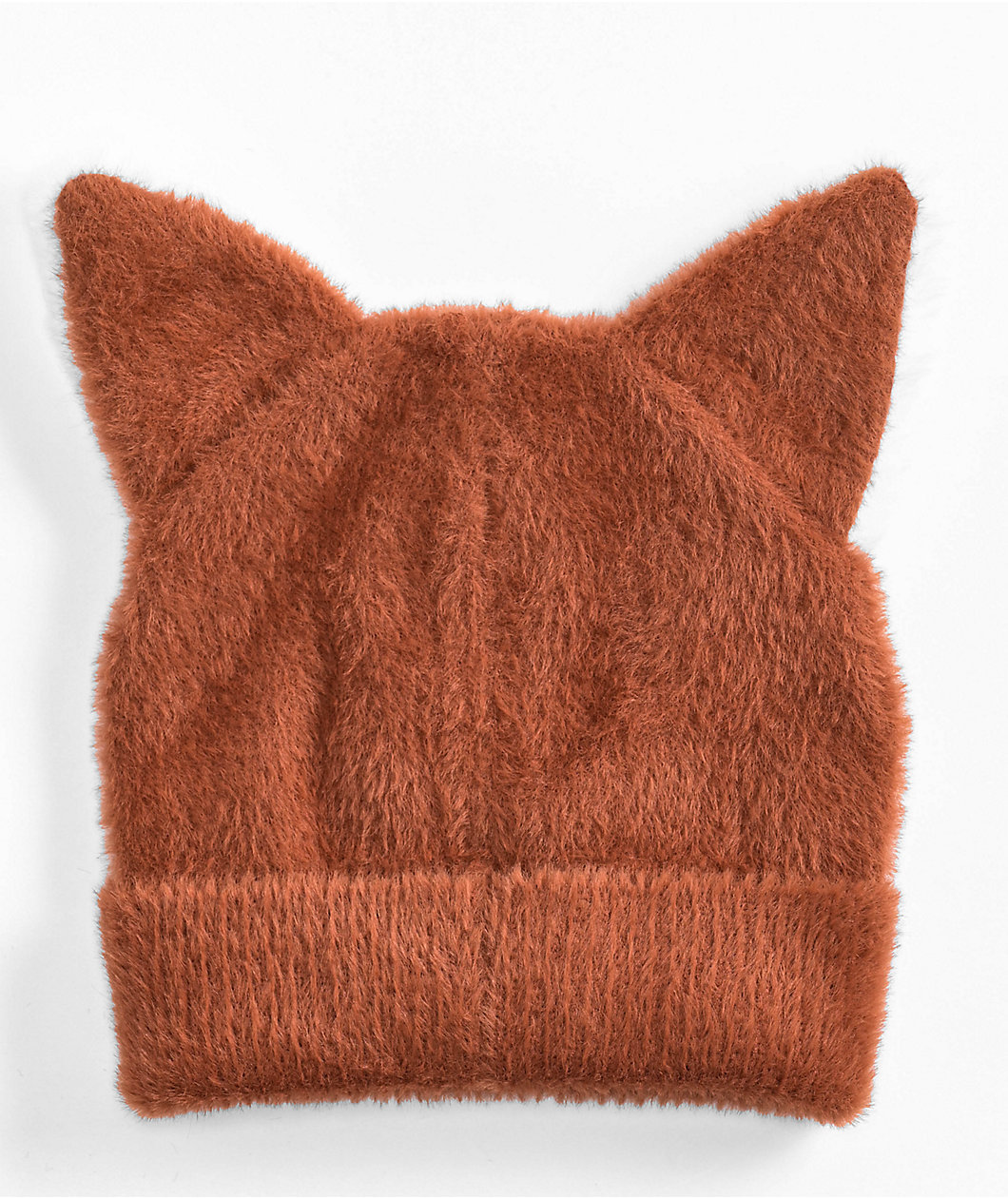 A.LAB Fuzzy Fox Brown Beanie