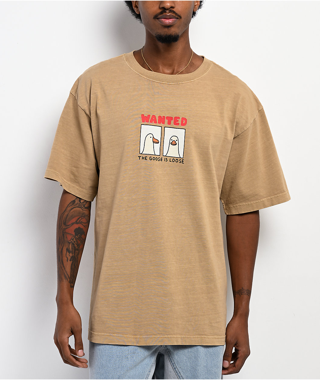 A.LAB Goose Is Loose Sand T-Shirt