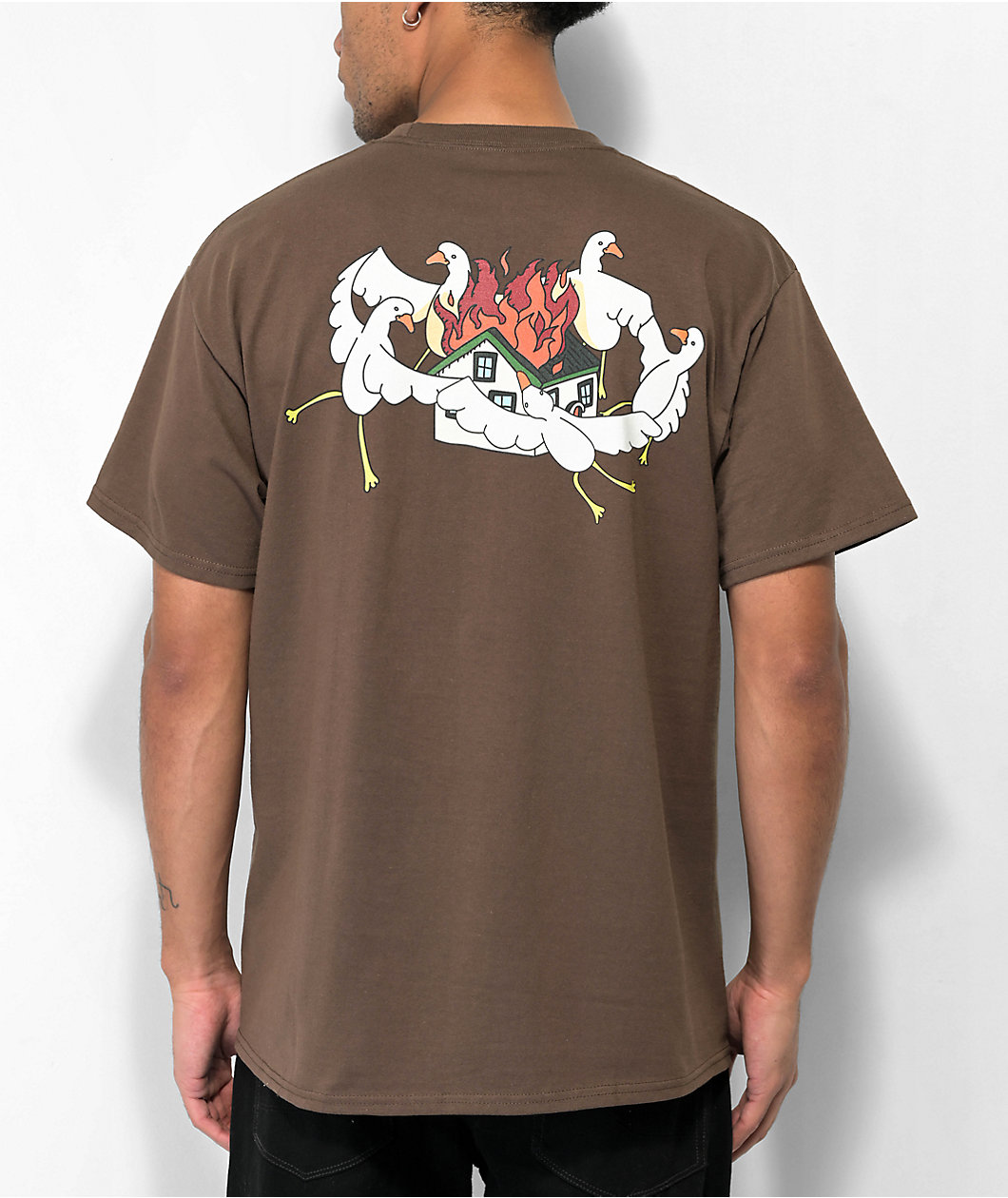 A.LAB Goose Law Brown T-Shirt