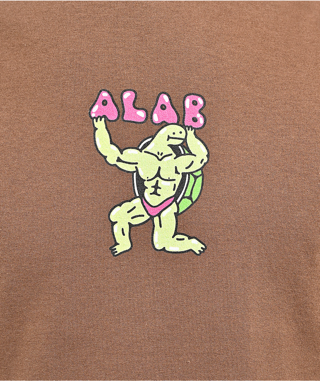 A.LAB Hit The Gym Brown T-Shirt