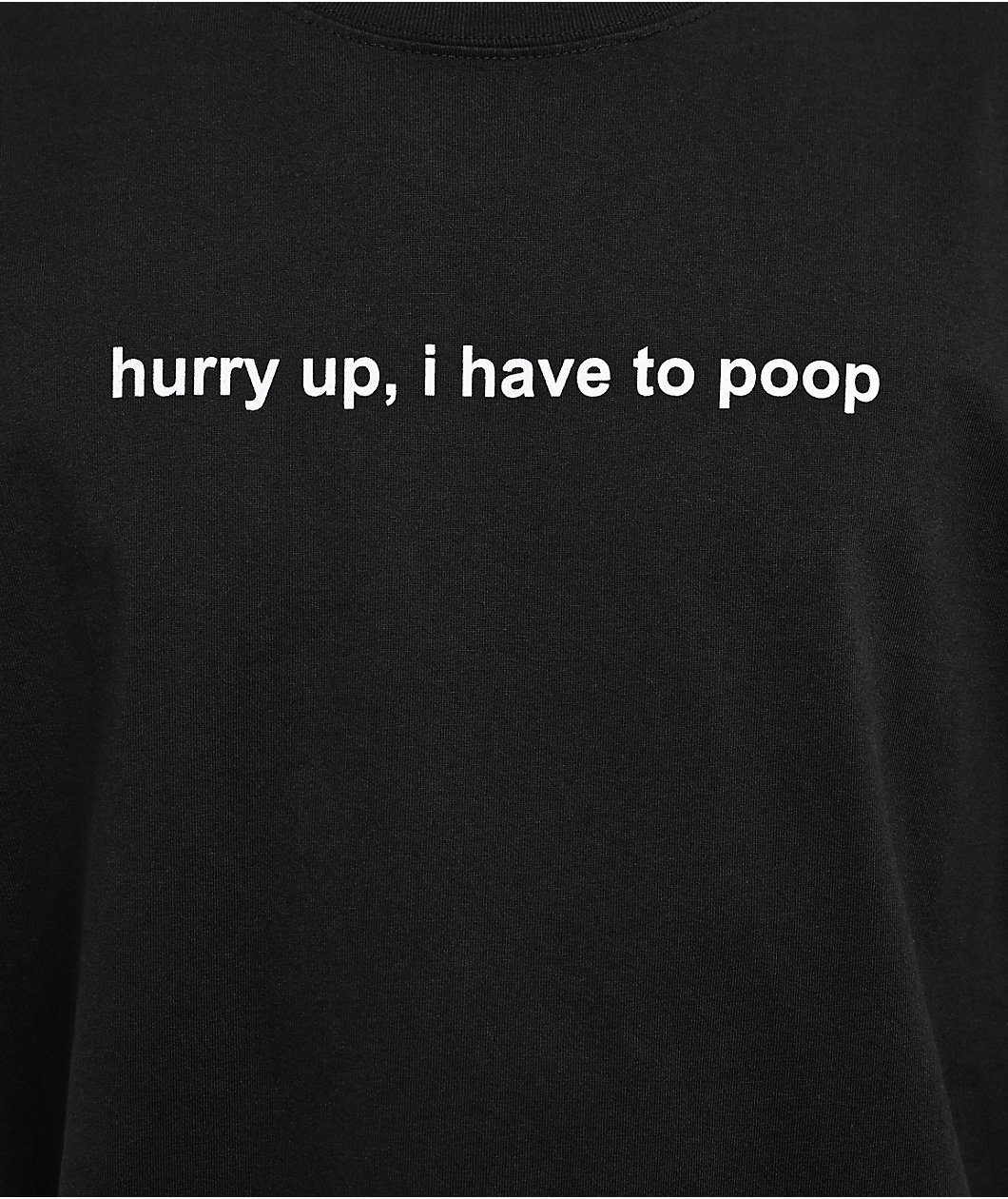 A.LAB Hurry Up Black T-Shirt