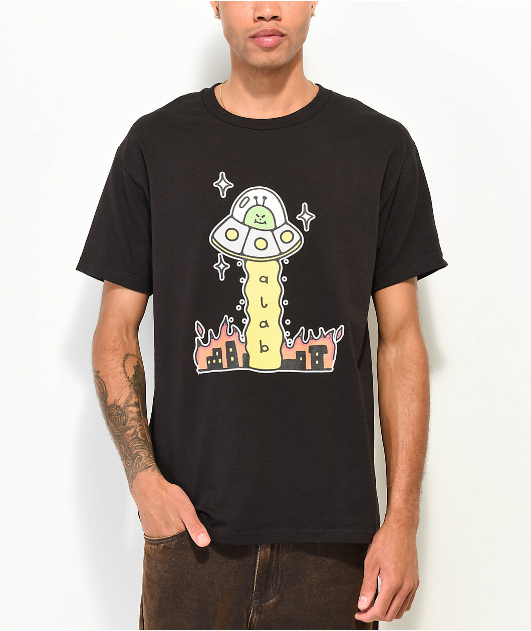 A.LAB Invasion Black T-Shirt