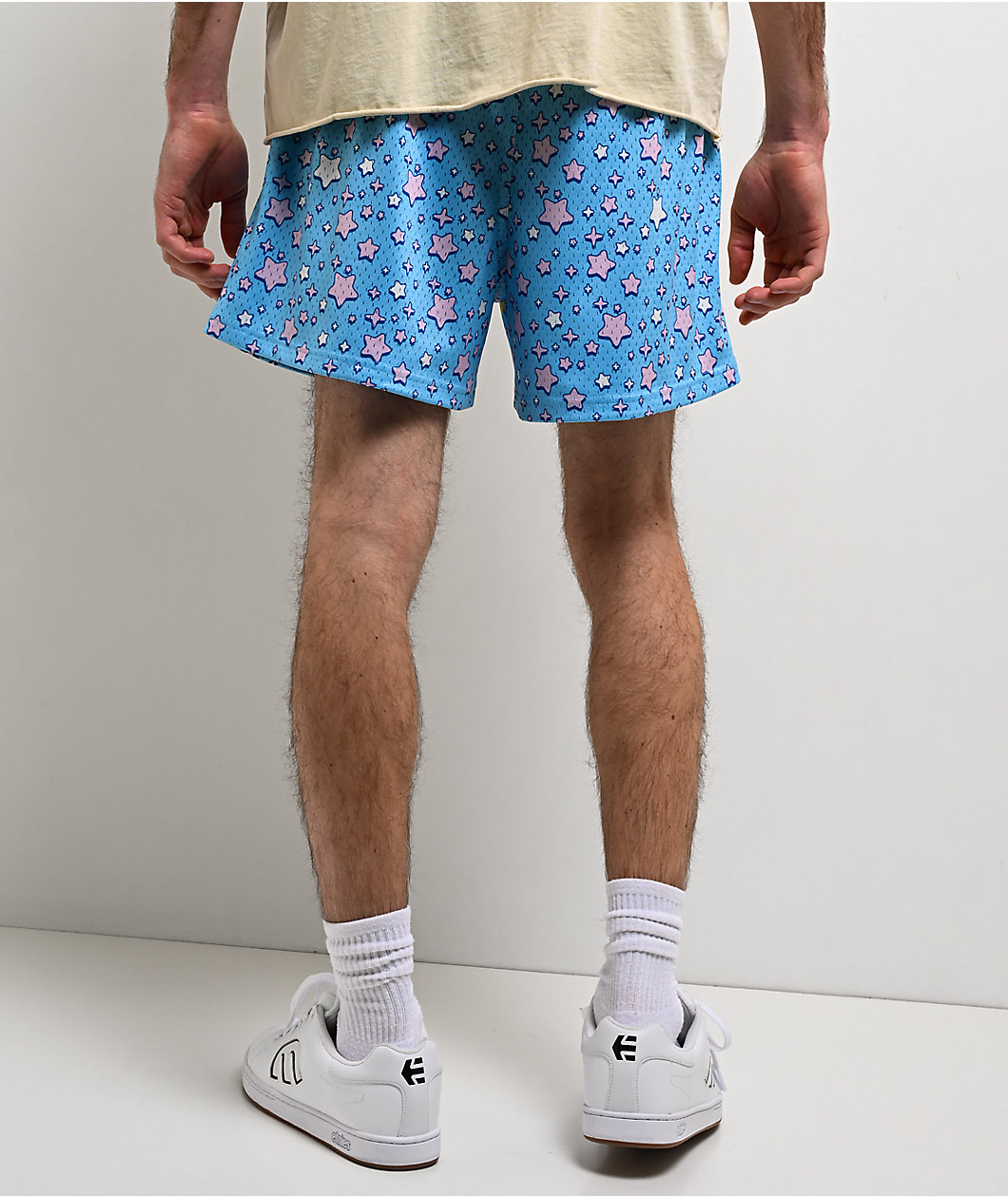 A.LAB Jam Stars Blue Mesh Shorts