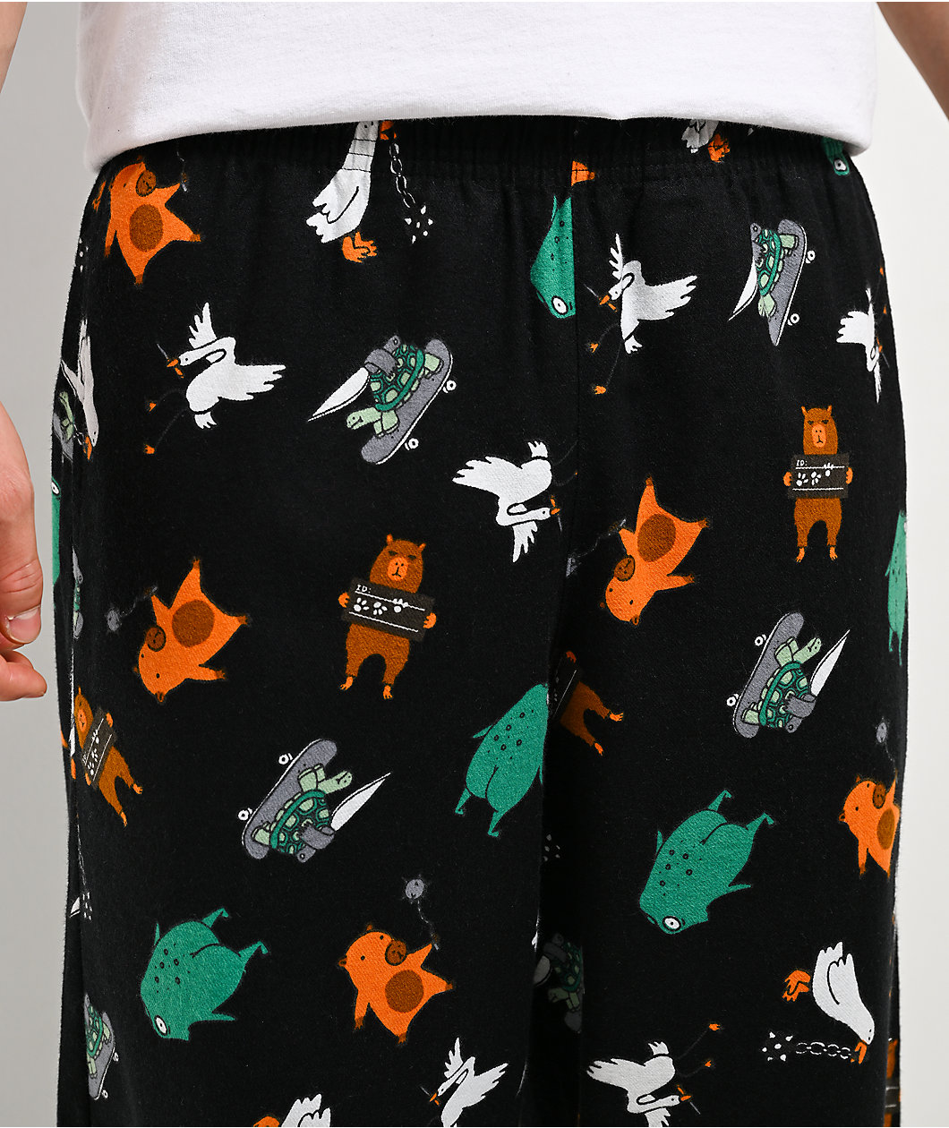 A.LAB Jerry & Friends Black Ultra Wide Lounge Pants