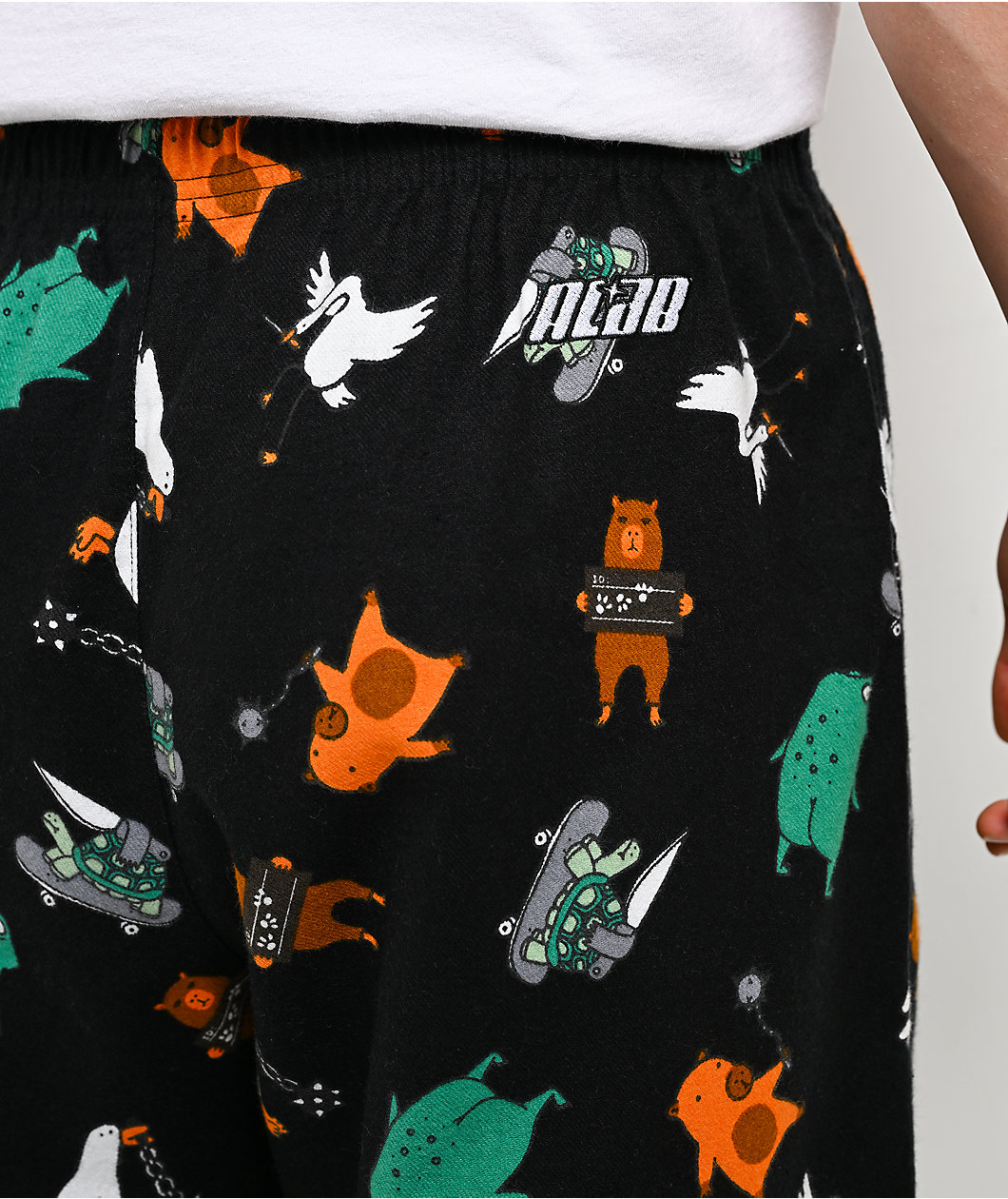 A.LAB Jerry & Friends Black Ultra Wide Lounge Pants
